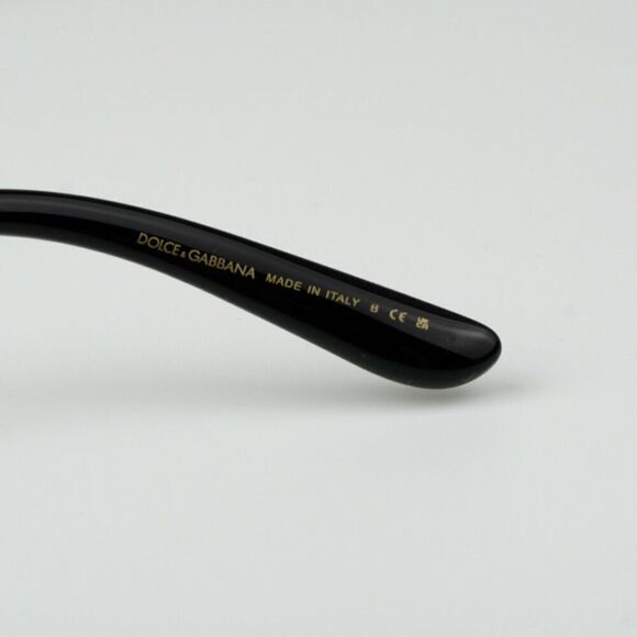 SALE! NEW D&G DG4446B 501/87  Black Silver Dark Gray Square Women Sunglasses - Picture 7 of 9